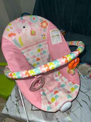 Mecedora Bebe Unicornio Rosa