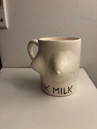 Taza Drink Milk de cerámica