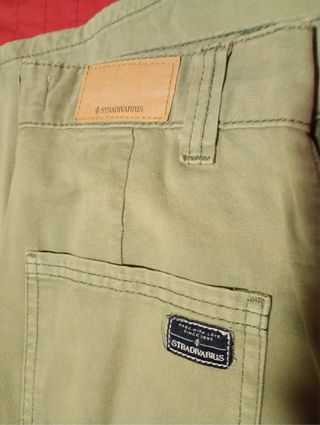 Pantalón cargo crop verde
