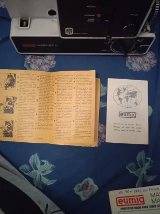 PROYECTOR EUMIG MARK 607 D MUDO 8MM AÑOS 70