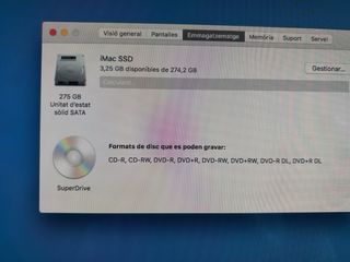 Ordinador IMAC 27” . Modelo IMAC 11,3
