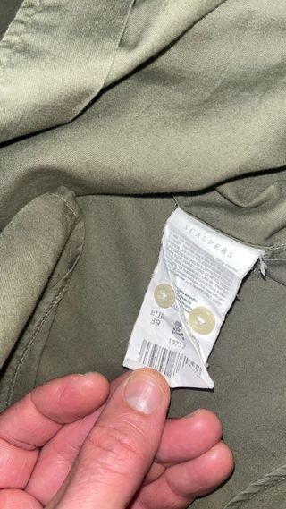 Camisa verde oliva lisa