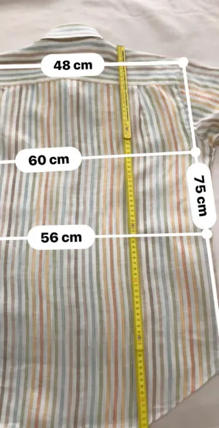 Camicia Brioni righe multicolor taglia M