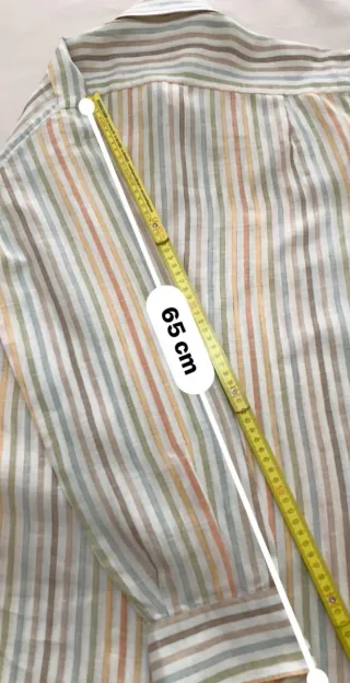 Camicia Brioni righe multicolor taglia M