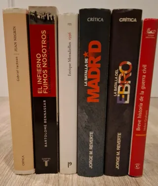 Libros Guerra civil española.No hago envios