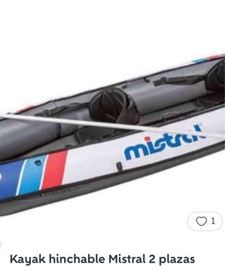 Kayak hinchable Mistral 2 plazas