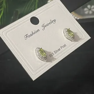 Pendientes Peridoto Natural