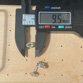 Pendientes Peridoto Natural