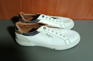 Zapatillas Pepe Jeans Kenton Court Piel Talla 41