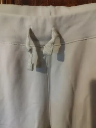 Pantalón chándal Nike unisex blanco