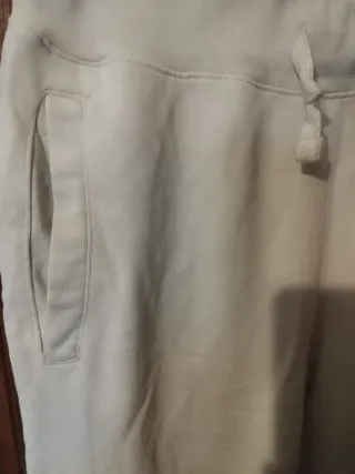Pantalón chándal Nike unisex blanco