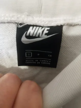Pantalón chándal Nike unisex blanco