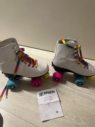 Patines Ajustables Blanco T.31/34 Decathlon