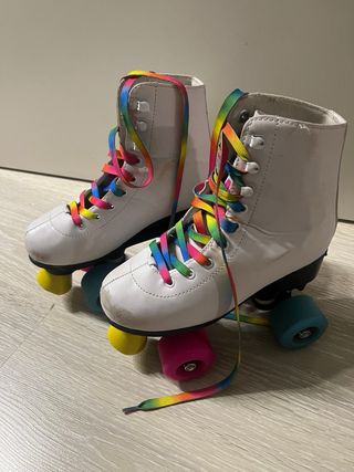 Patines Ajustables Blanco T.31/34 Decathlon