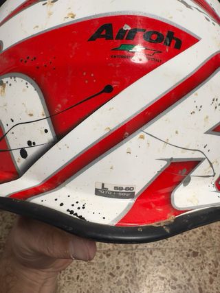 Casco Airoh Carbon Kevlar talla L 59-60 1070+ 50gr