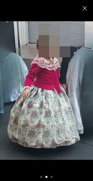 Traje Fallera Niña 5-7 Años