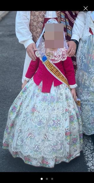 Traje Fallera Niña 5-7 Años