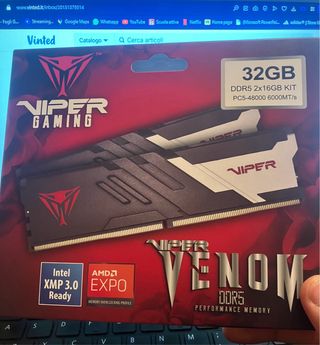 Patriot Viper Venom DDR5 32GB 6000MHz