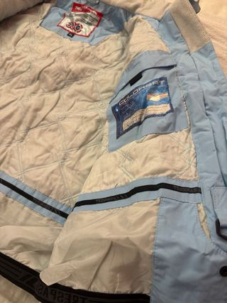 Chaqueta de esquí azul mujer