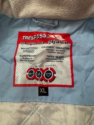 Chaqueta de esquí azul mujer