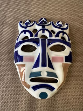 6 Máscaras Cerámica Sargadelos