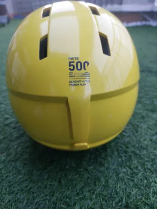 Casco de esquí infantil amarillo