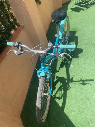 Bicicleta junior azul