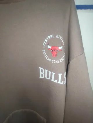 Sudadera Chicago Bulls Marrón