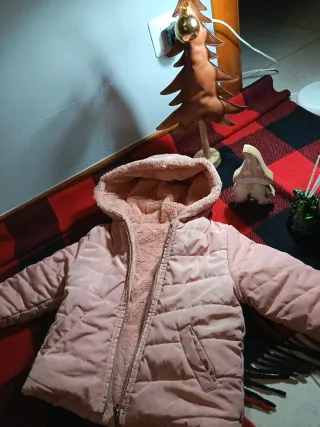 Giacca bambina rosa pelliccia Mayoral