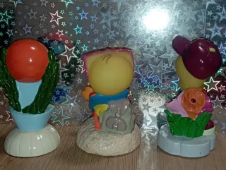 Conjunto de 3 Figuras Piolín Looney Tunes vintage.