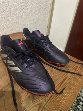Zapatos de fútbol Adidas Copa Negro/Rojo