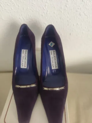 Zapatos Balenciaga Morados Tacon