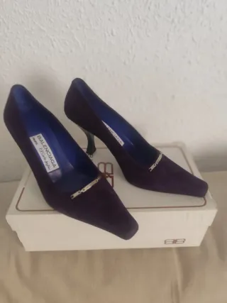 Zapatos Balenciaga Morados Tacon