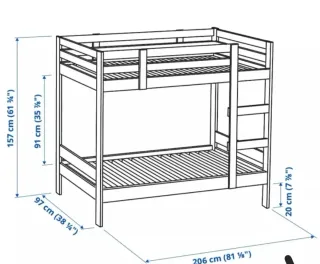 Litera Ikea Mydal Madera