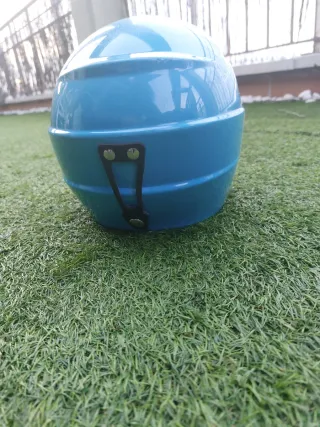 Casco de esquí infantil azul