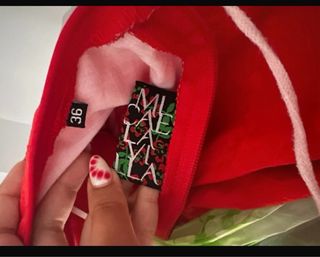 Vestido de flamenca rojo Micaela Villa talla 36