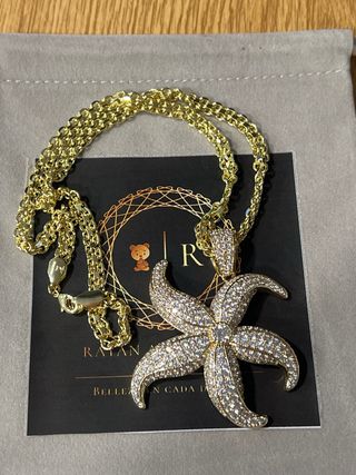 Collar Estrella Laminado 14K XP 50cm