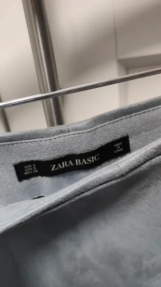 Falda pantalón ante de Zara