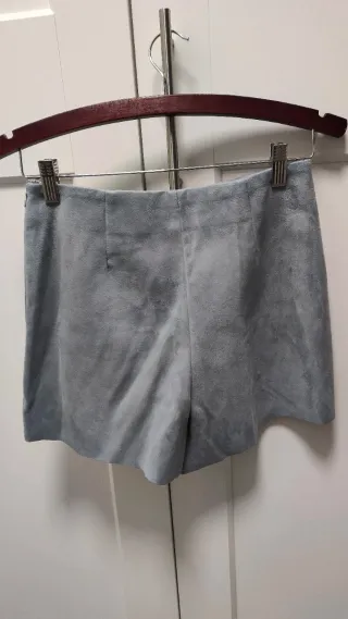 Falda pantalón ante de Zara