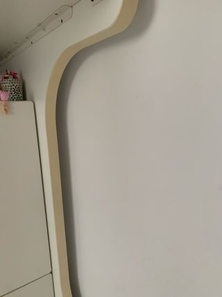 Estructura Cama Alta Blanca