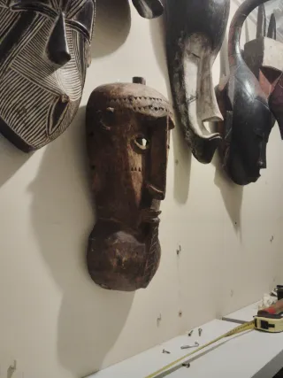 Máscara Africana Bembe Antigua 43cm