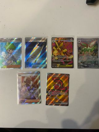 Cartas Pokémon Full Art y EXs