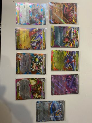 Cartas Pokémon Full Art y EXs