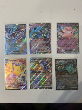Cartas Pokémon Full Art y EXs