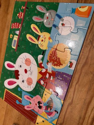 3 Puzzles Djeco Bomberos 16, 24 y 36 piezas