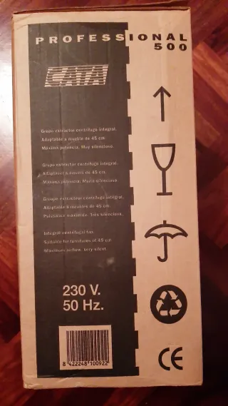 Dos Extractor Campana Cocina Cata Professional 500