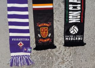 Lote 3 bufandas Equipos italianos Ultras