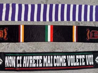 Lote 3 bufandas Equipos italianos Ultras