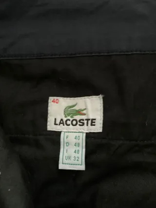 Pantalón Chino Lacoste Azul Marino Talla 32 US