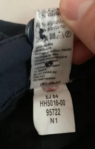 Pantalón Chino Lacoste Azul Marino Talla 32 US